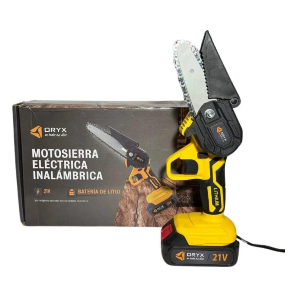 Motosierra mini Oryx inalámbrica EL580