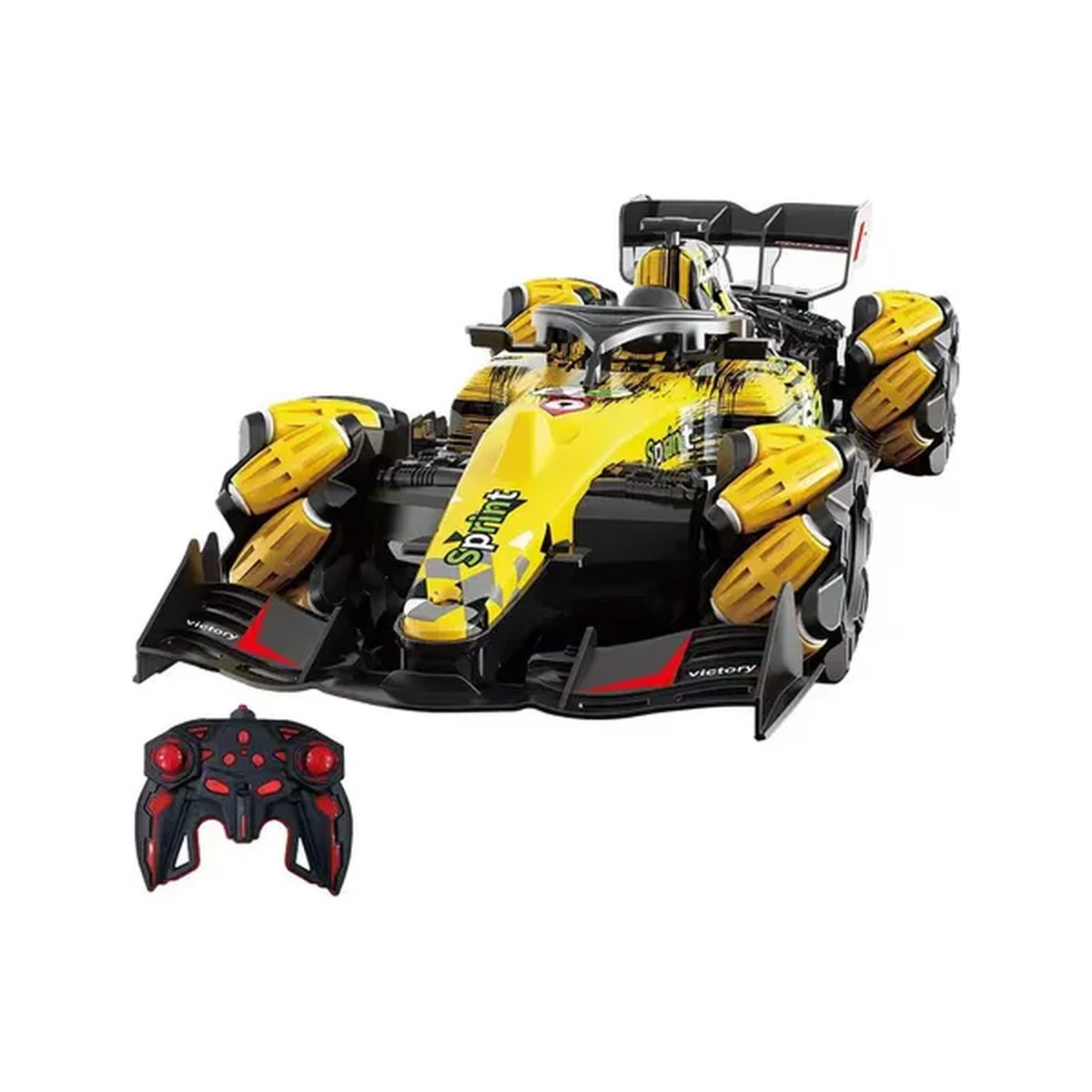 Juguete auto F1 stunt spray CX-88