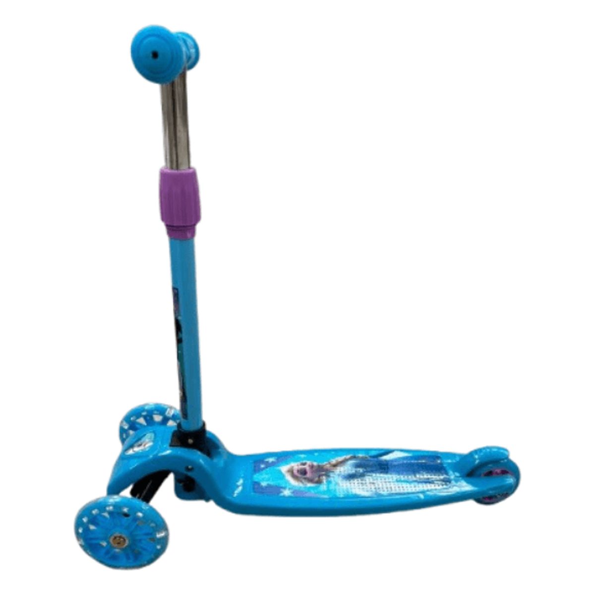 Monopatín plegable frozen 12234 con kit