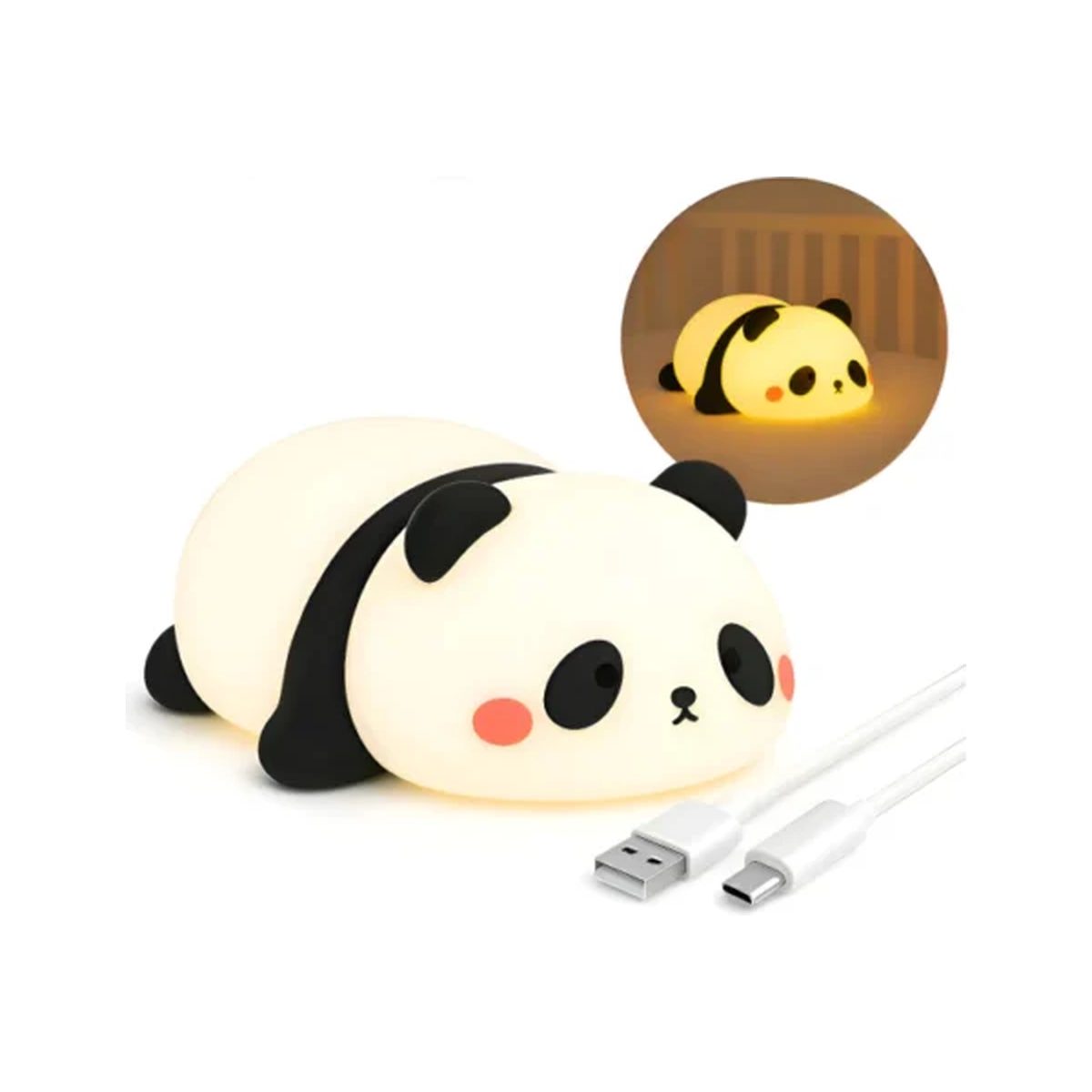 Lámpara panda silicona YH301