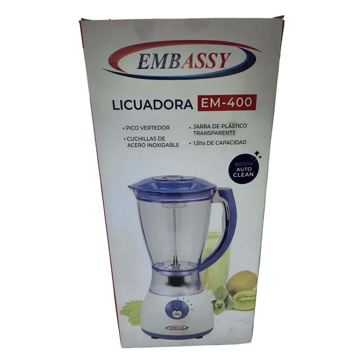 Licuadora Embassy plástico EM-400 400W