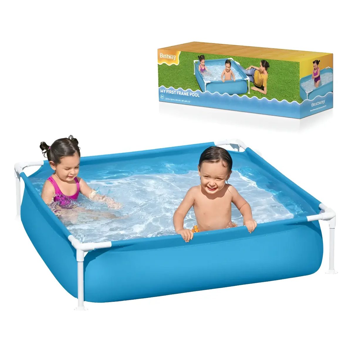 Pileta cuadrada Bestway 1500 L
