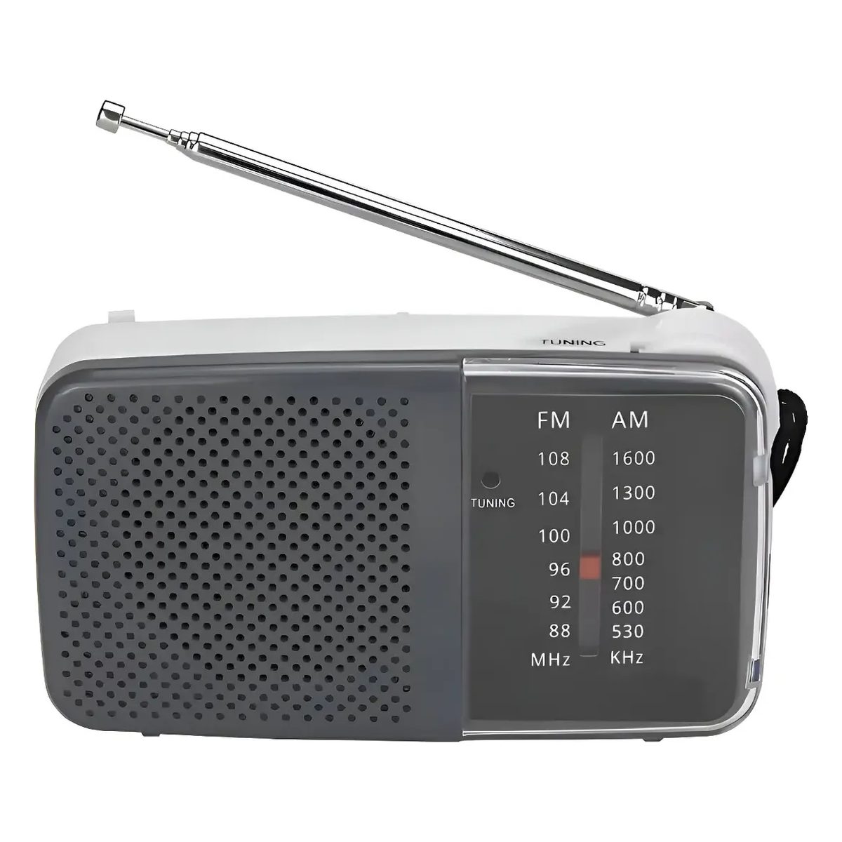 Mini radio am/fm portátil forma antigua R598