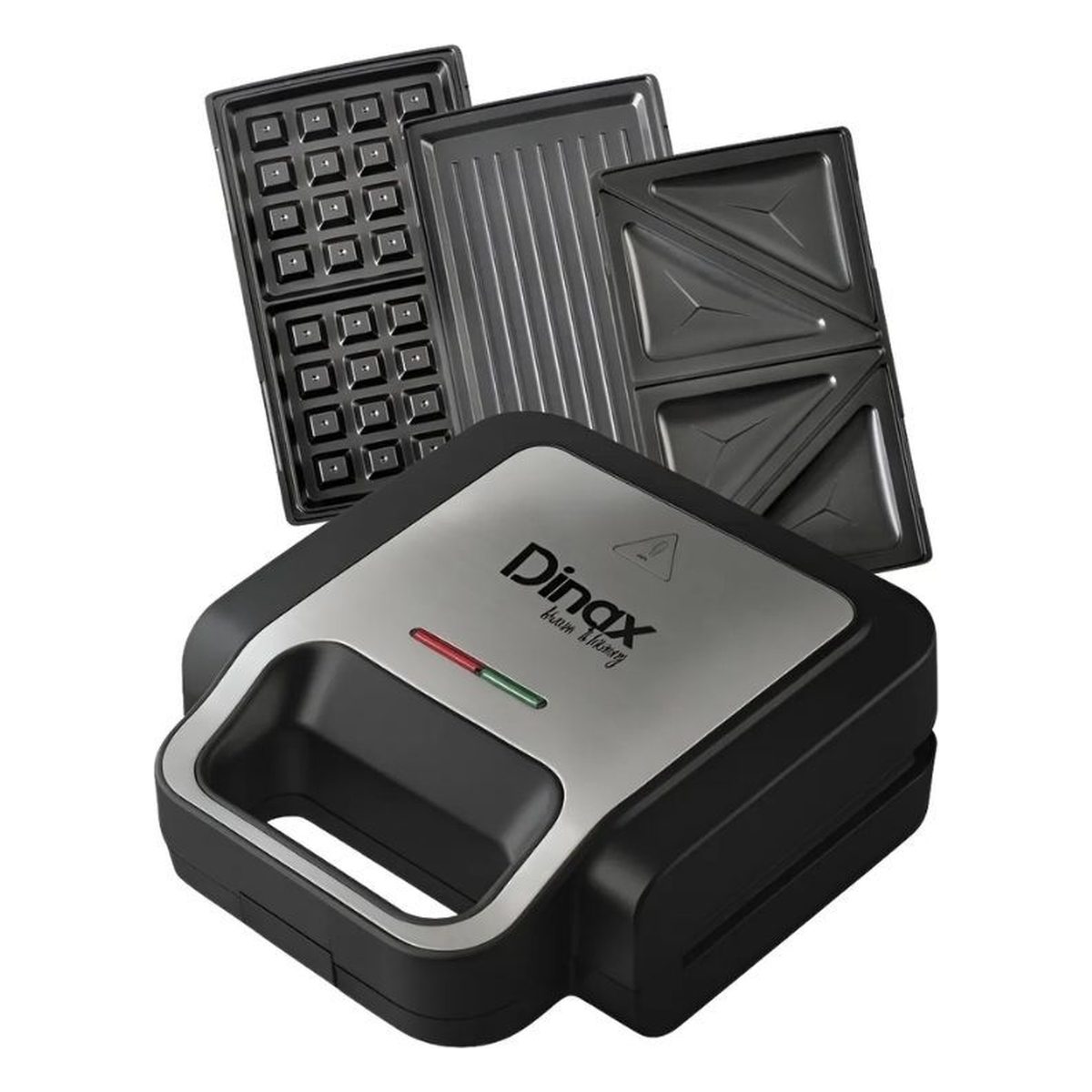 Sandwichera Dinax 3 en 1 grill y wafles DXSGW850W