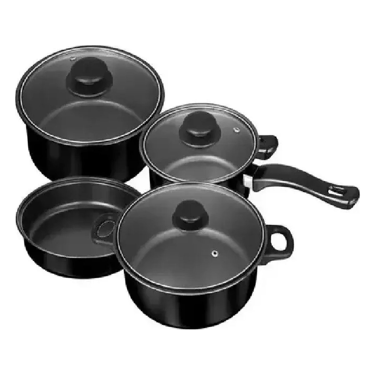 Juego de ollas TIO Tito 24 cm negro total