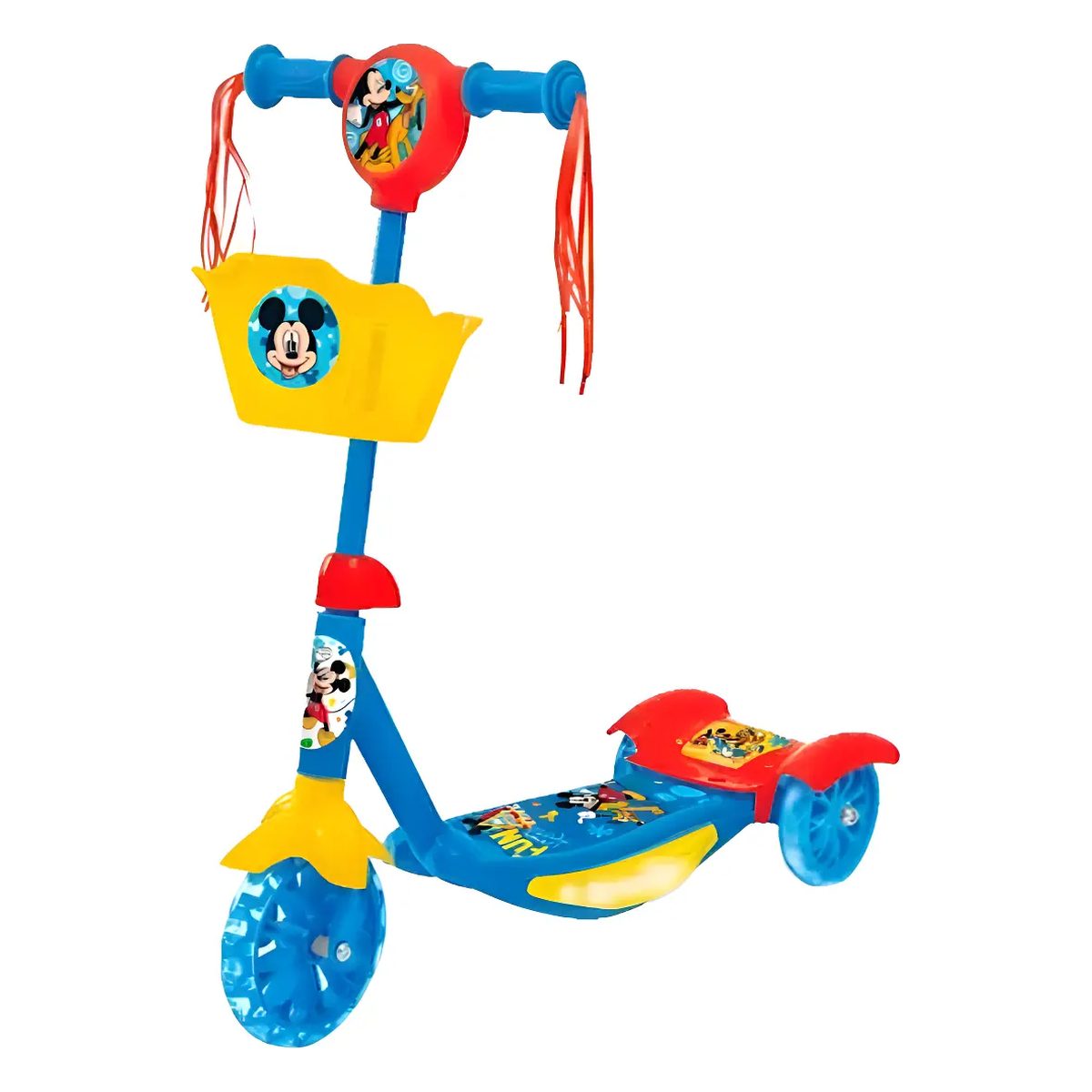 Monopatín canasto mickey cod 12014