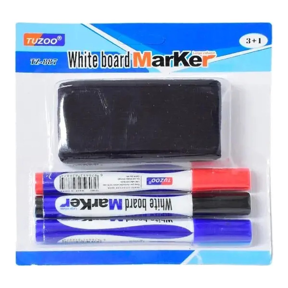 Marcadores c/ borrador pizarra QJ-2021A