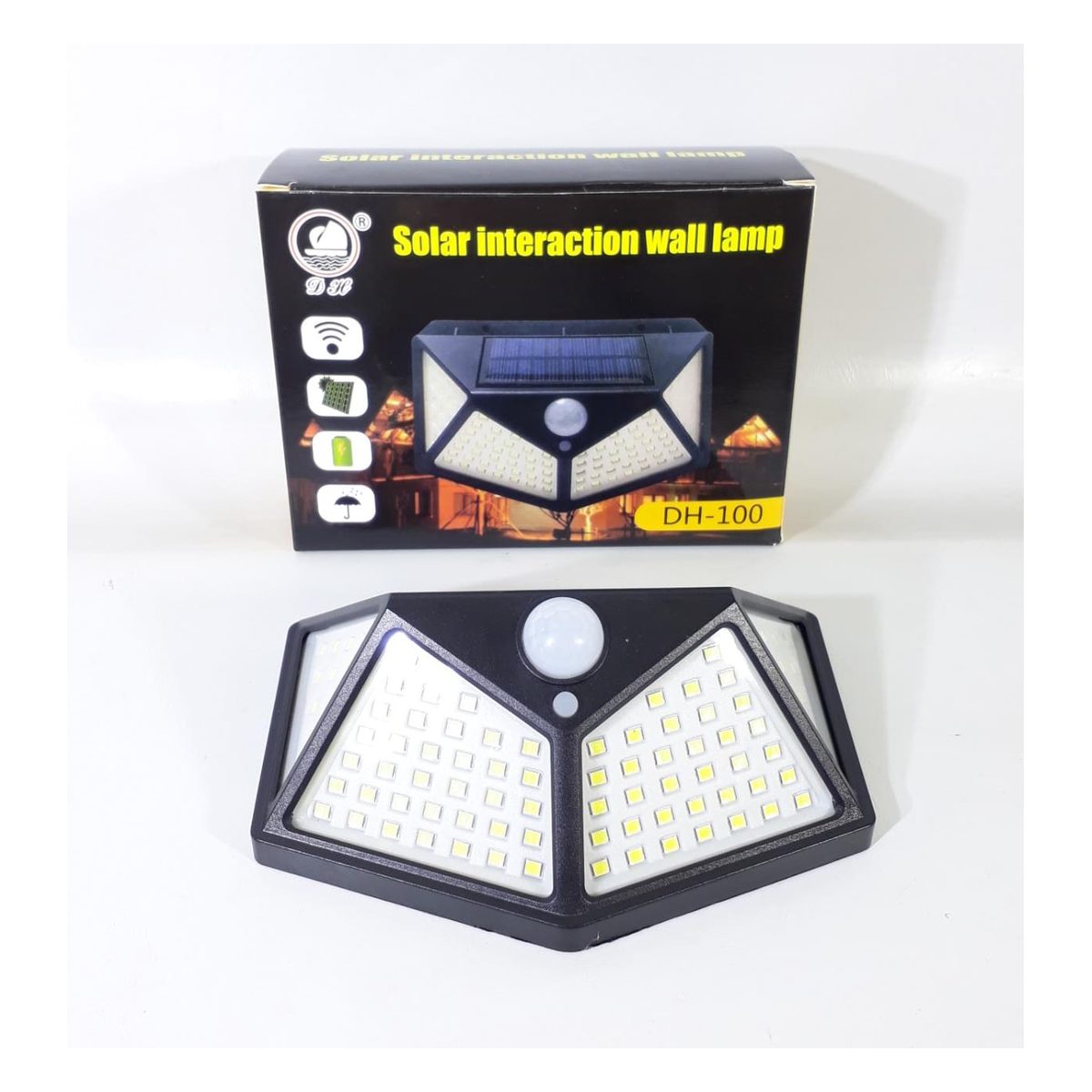 Lámpara solar de pared para exterior