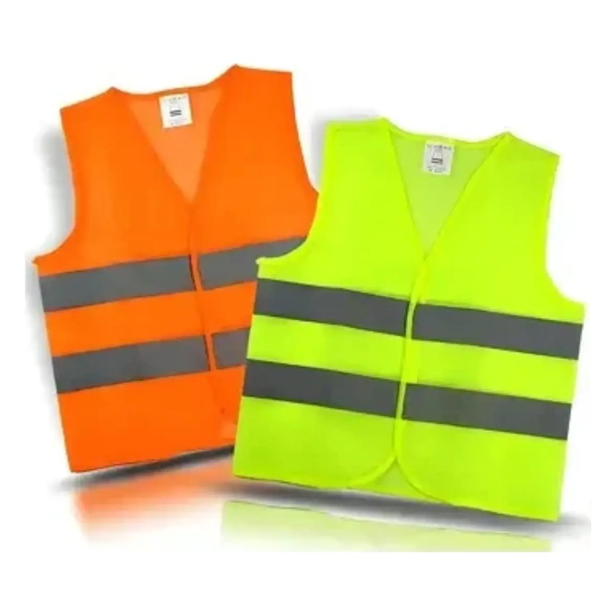 Chaleco reflectivo seguridad fluor LMT026