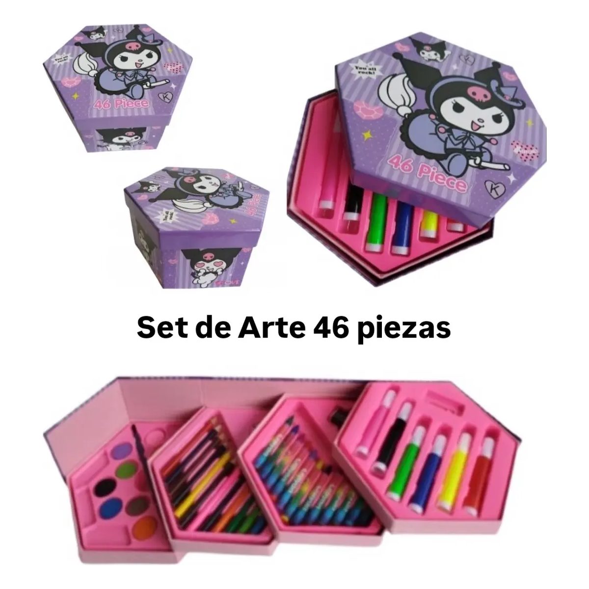 Set pintura c/ stickers +5 marcador 1819