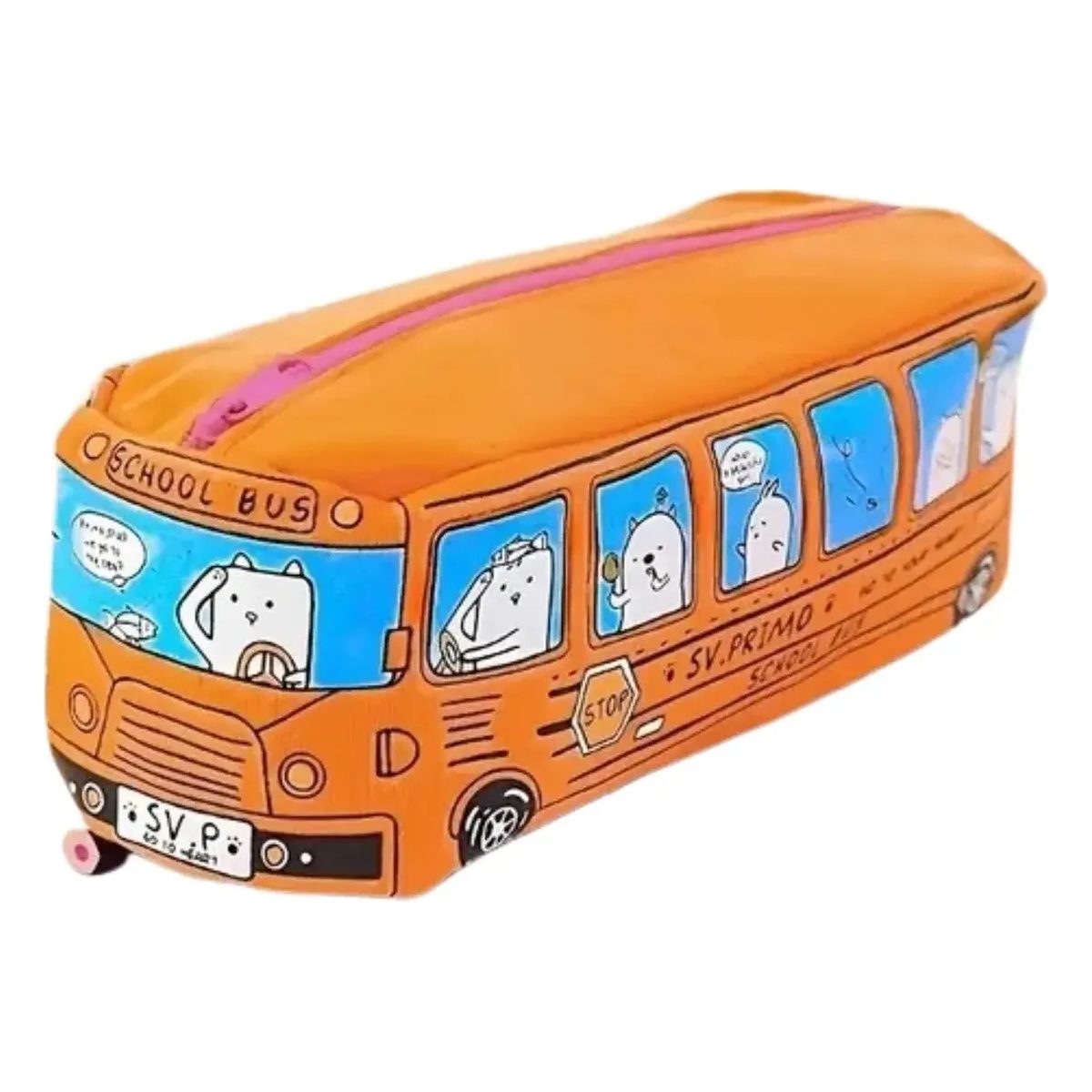 Set escolar cartuchera autobús 9009