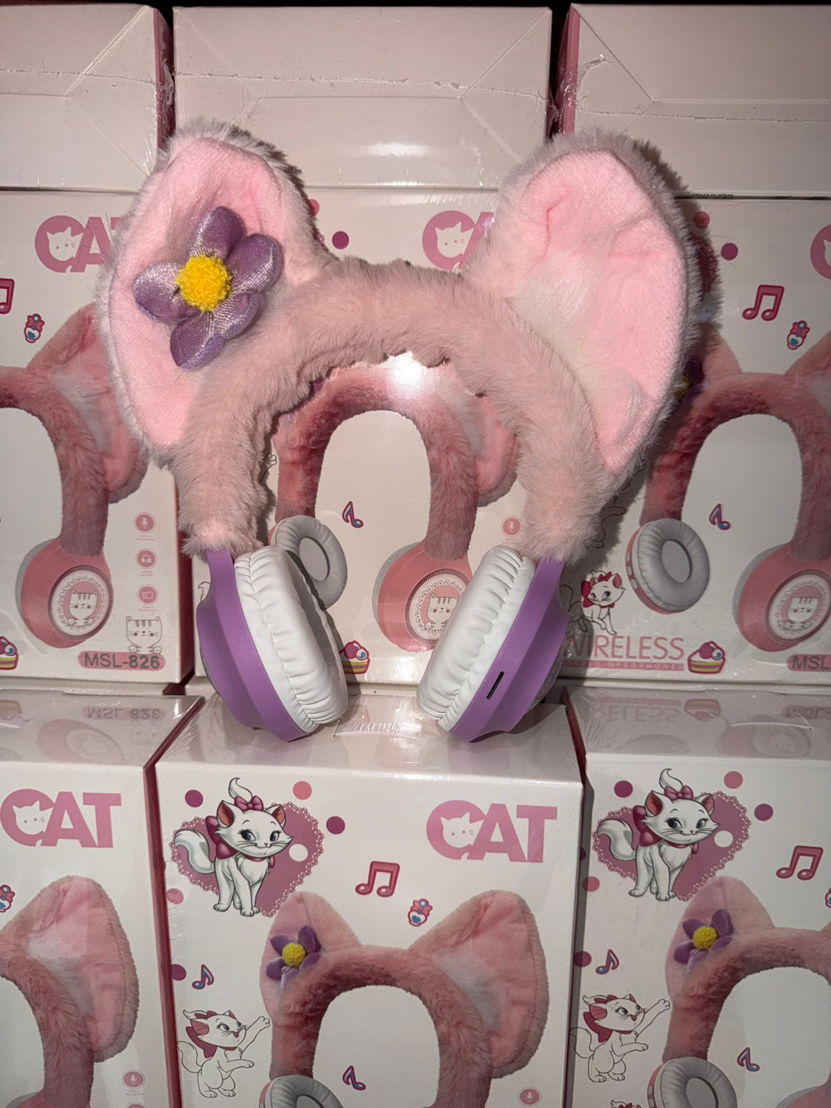 Auricular vincha gatito MSL-826