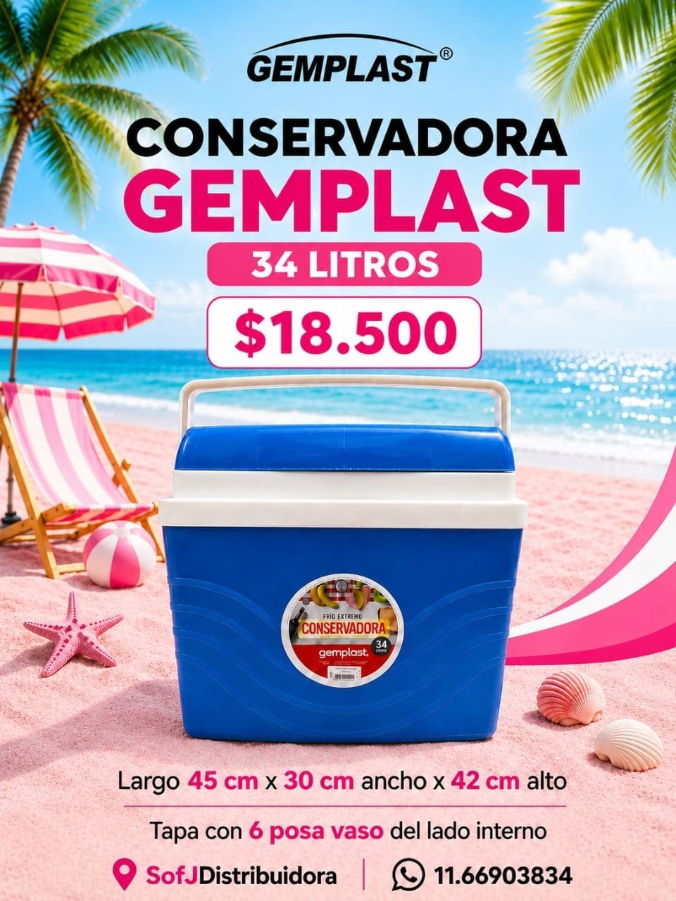 Conservadora Gemplast 34 L