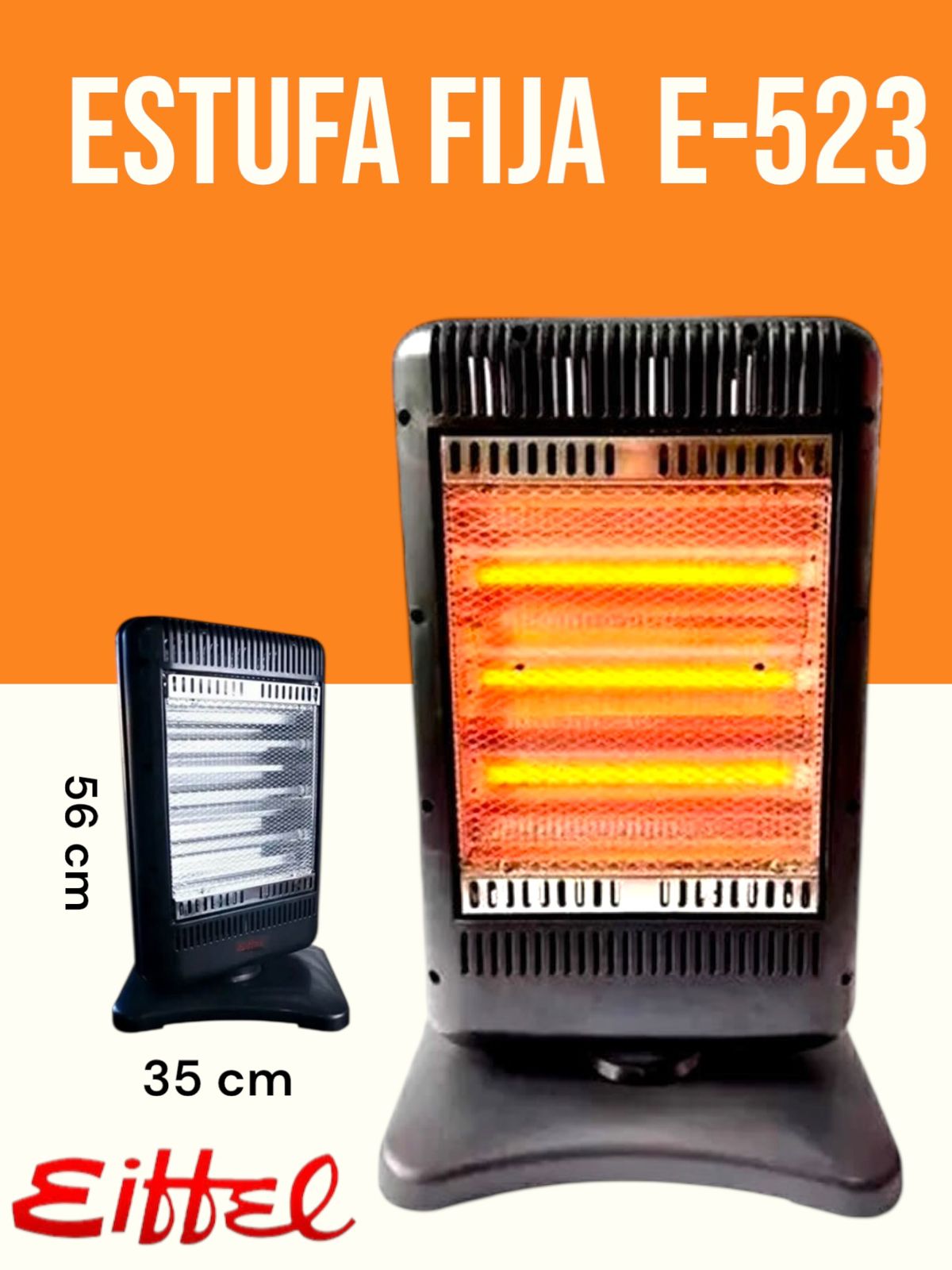Estufa Duavf 3 velas D-523