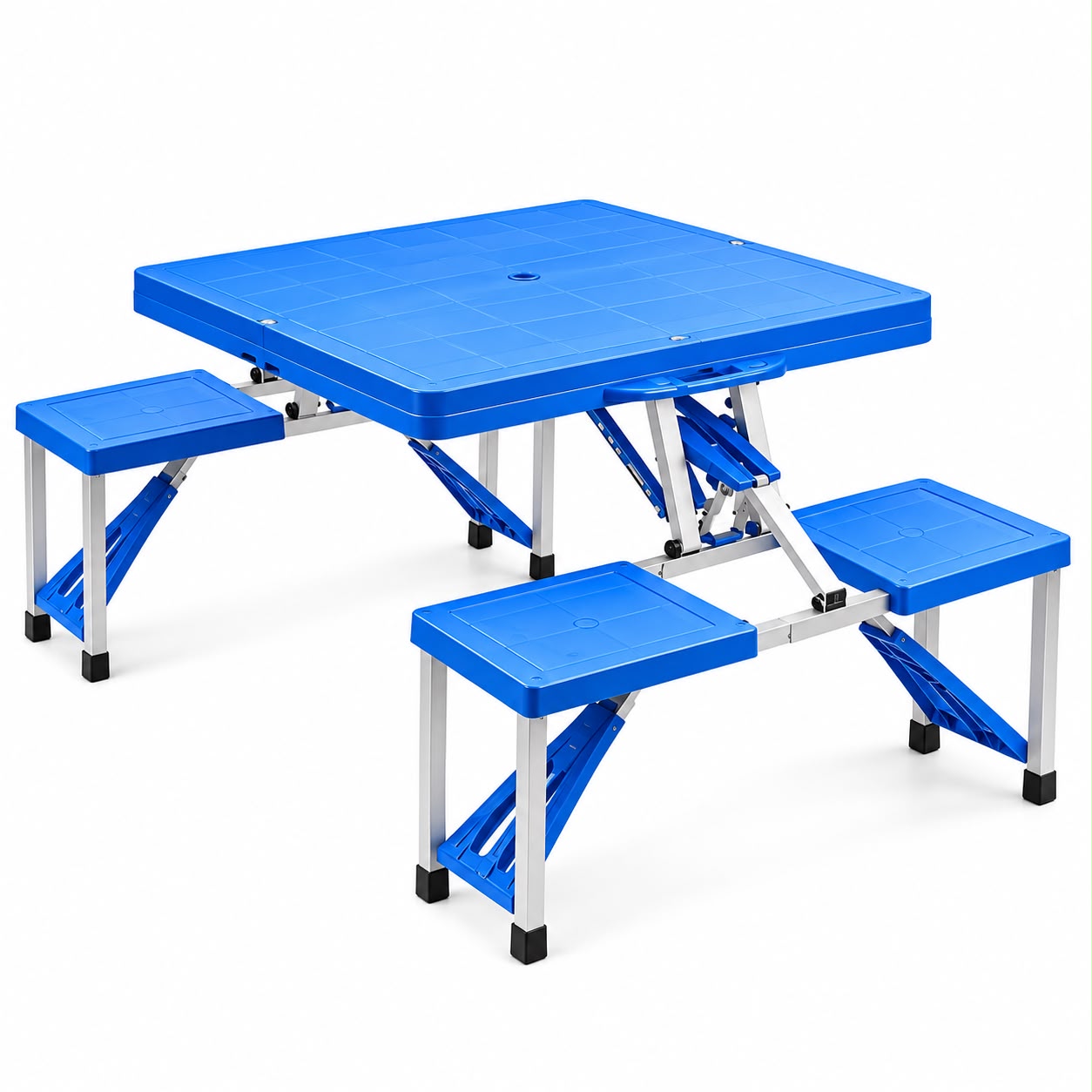 Mesa de camping plegable c/ asiento