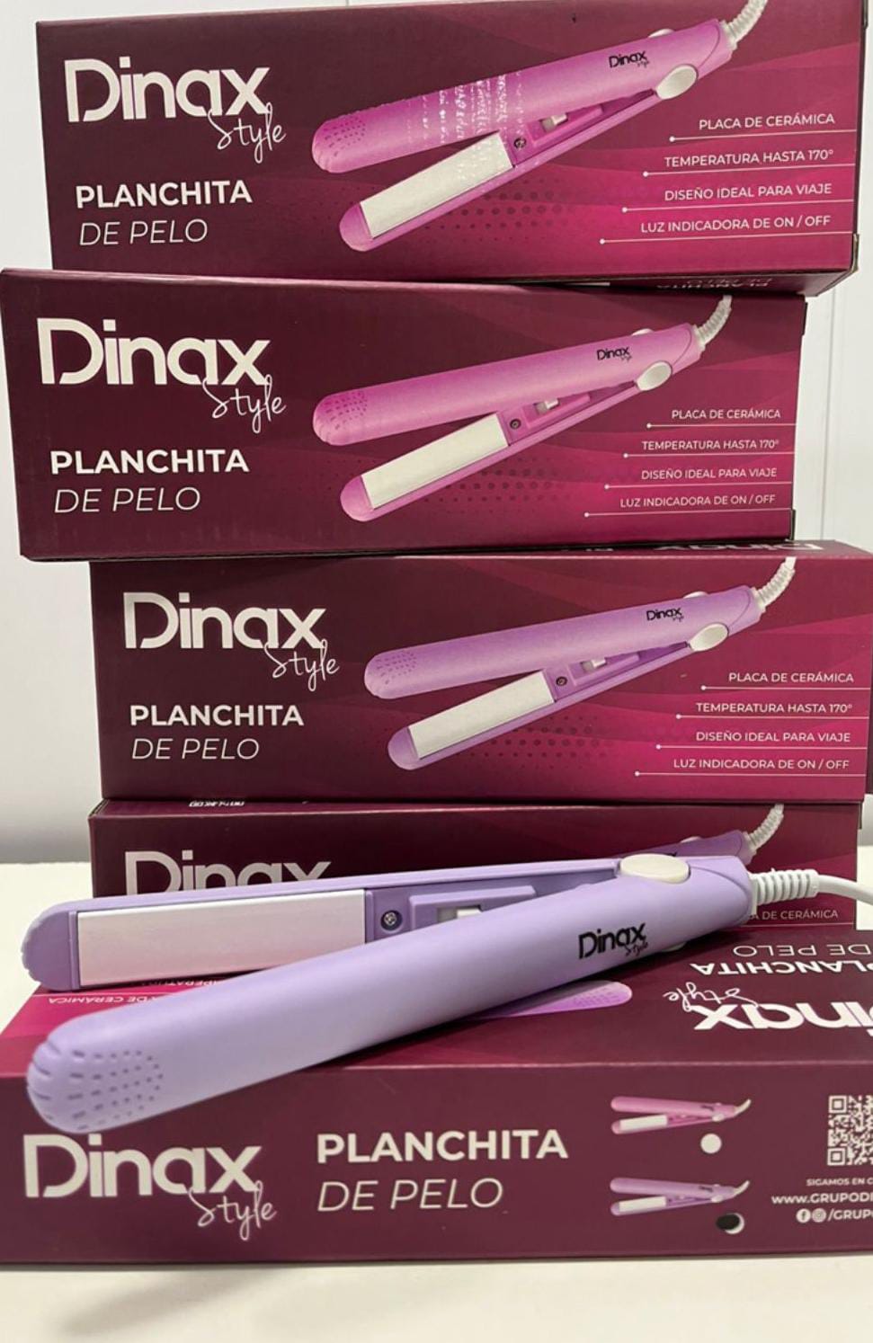 Planchita de pelo mini Dinax PLHS3228