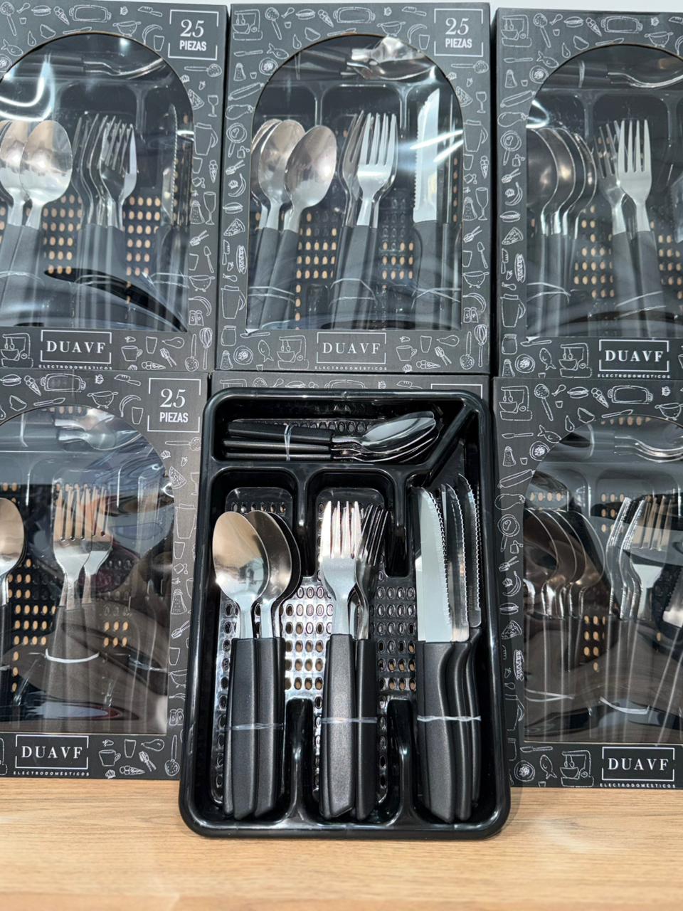 Set cubiertos Duavf x25