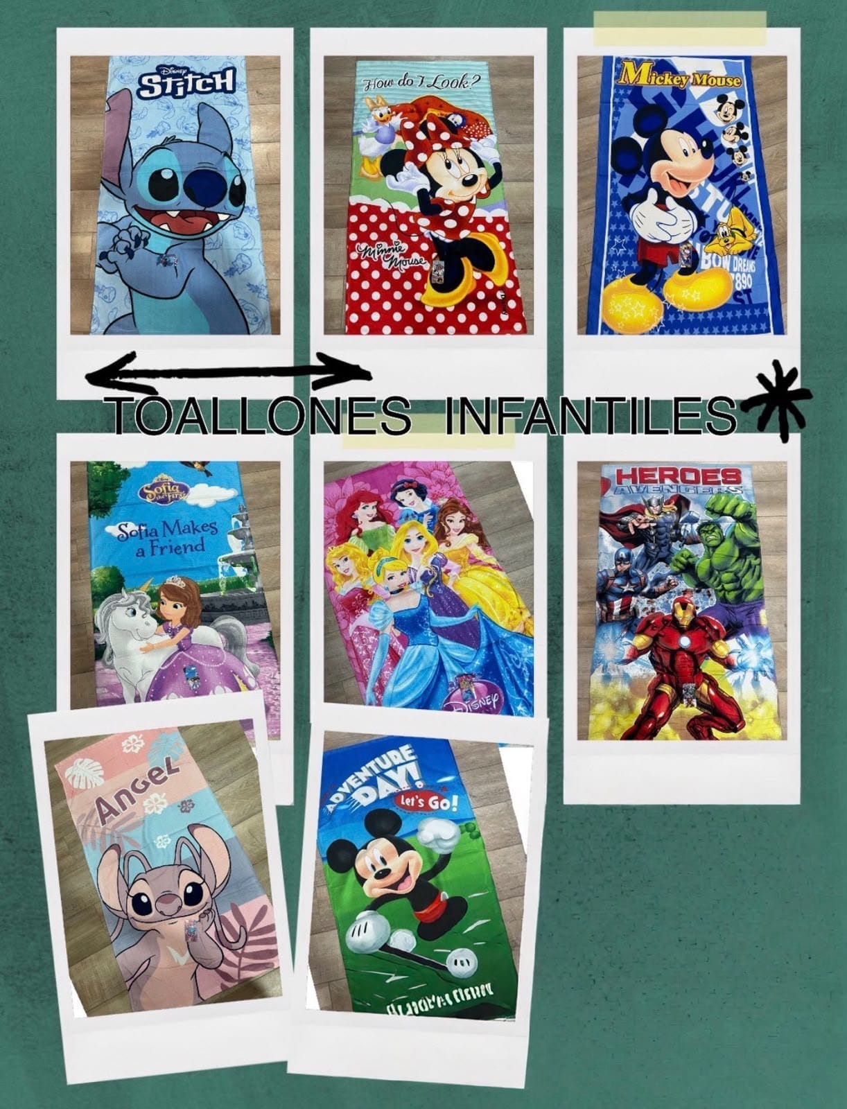 Toallas infantiles