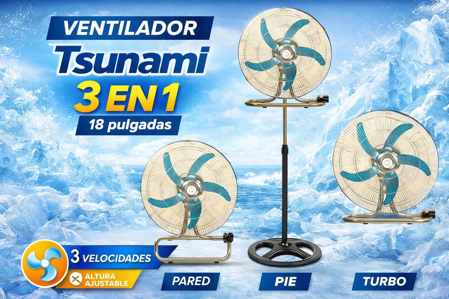 Ventilador 18" Tsunamy