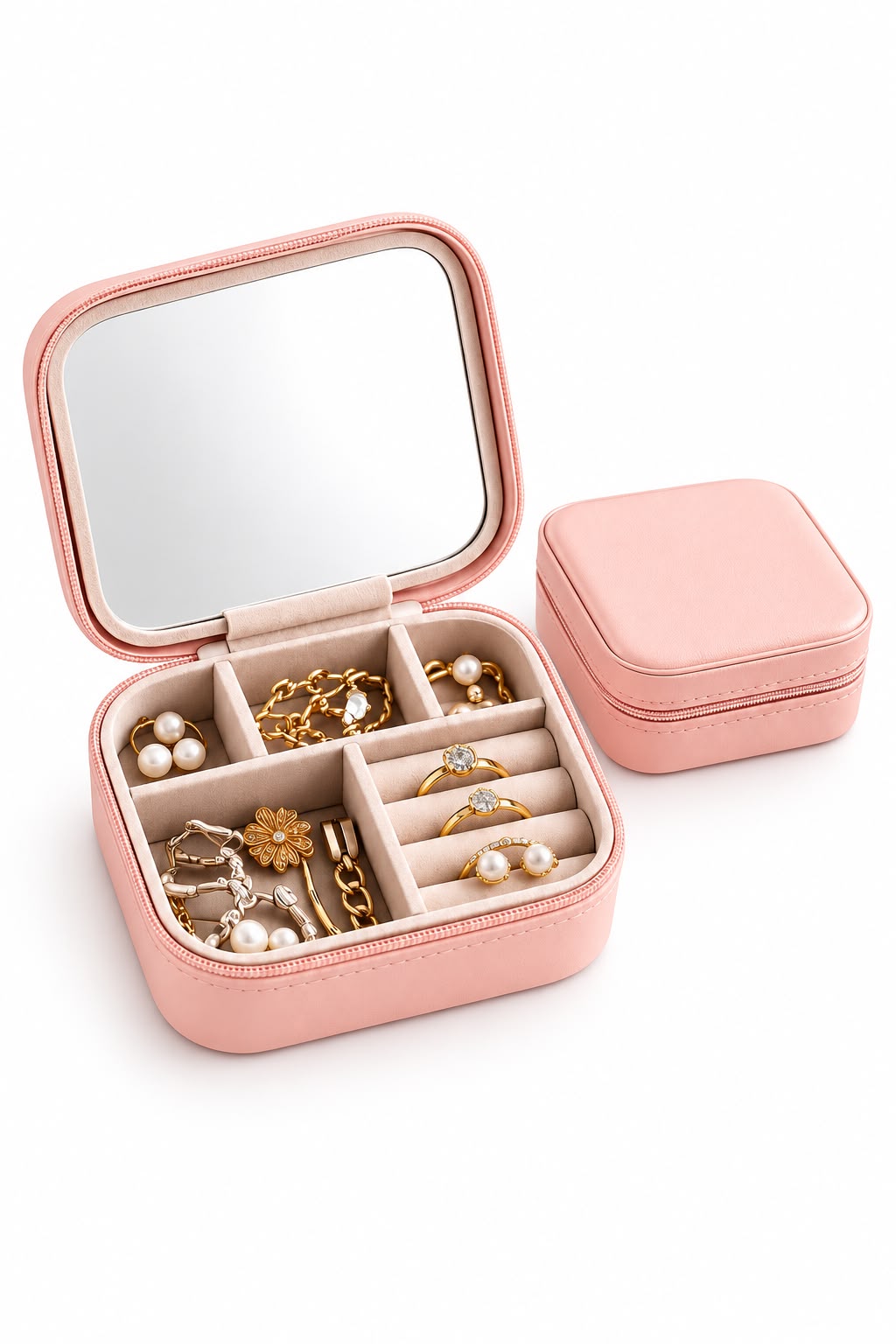 Organizador de joyas mini c/ espejo LD988