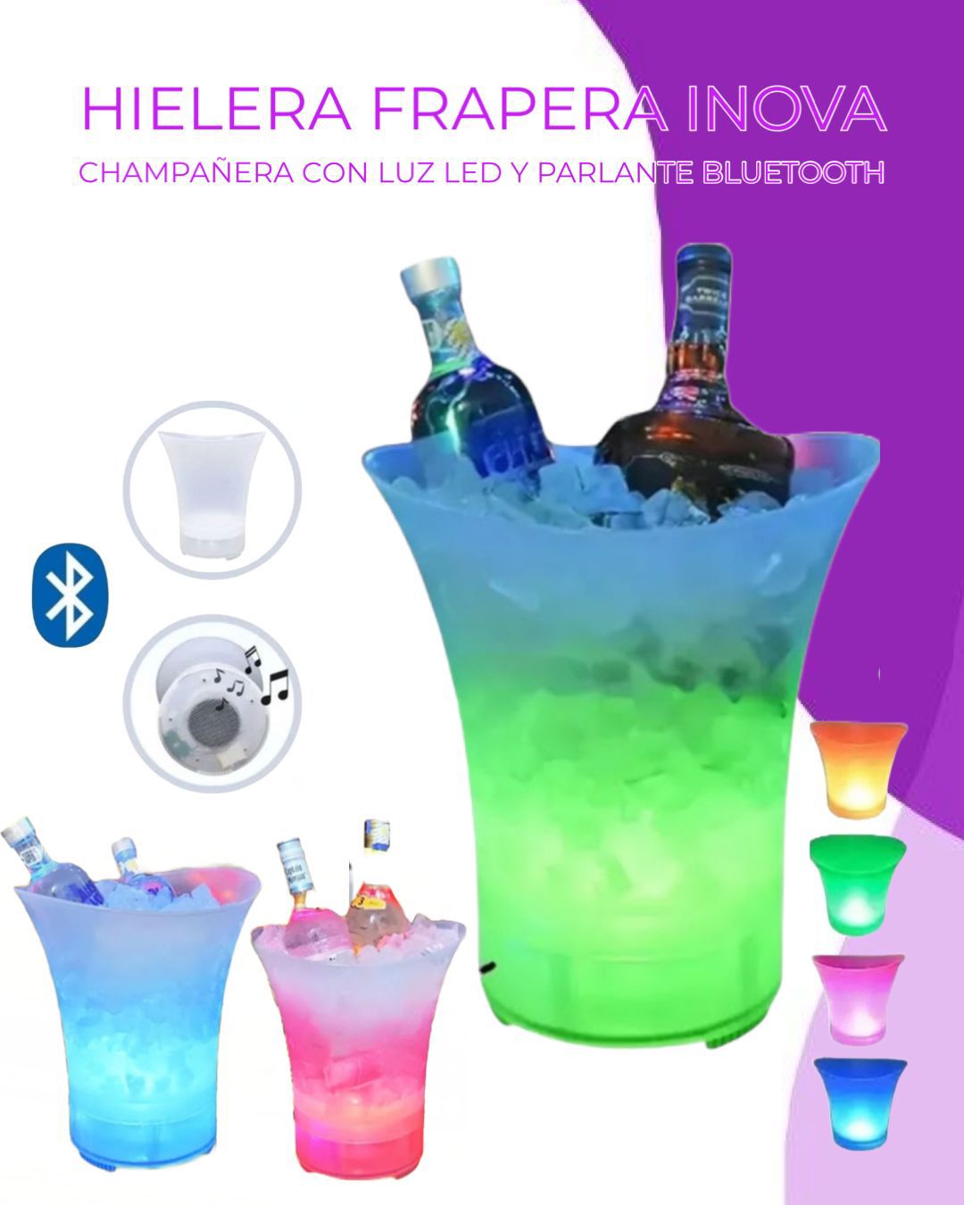 Frapera Inova luminosa c/ parlante