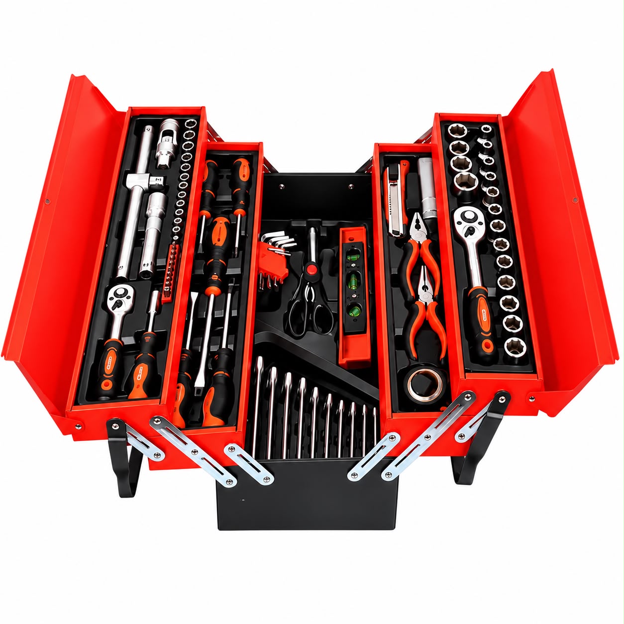 Caja herramientas Dinax 85 piezas DXKITOOLS85