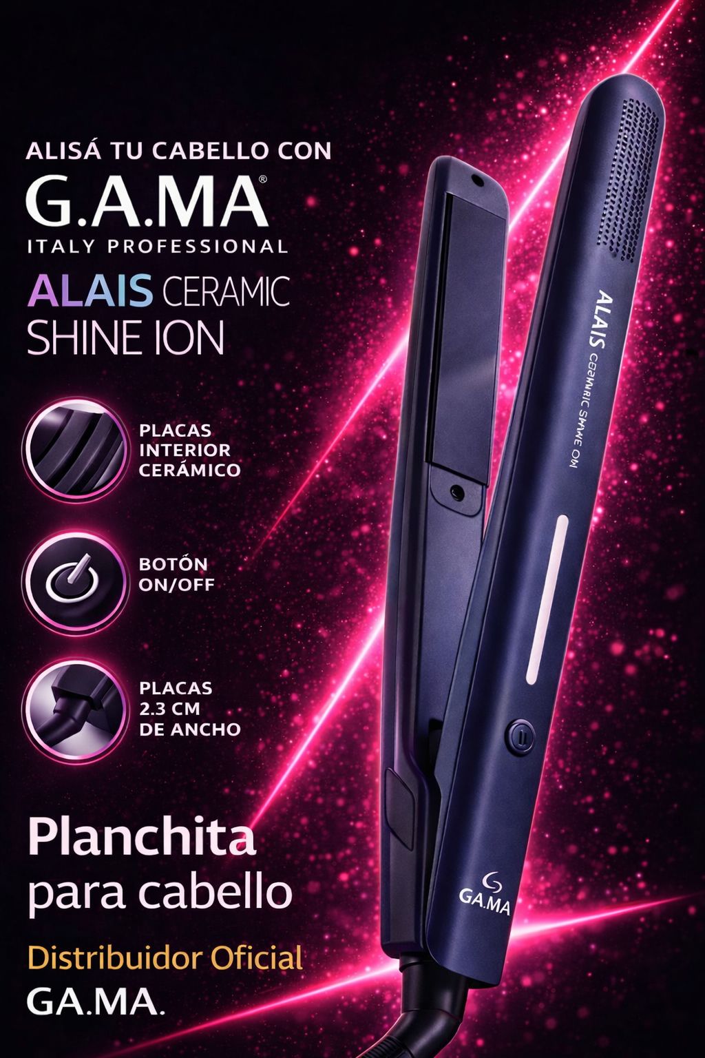 Planchita de pelo Gama alais