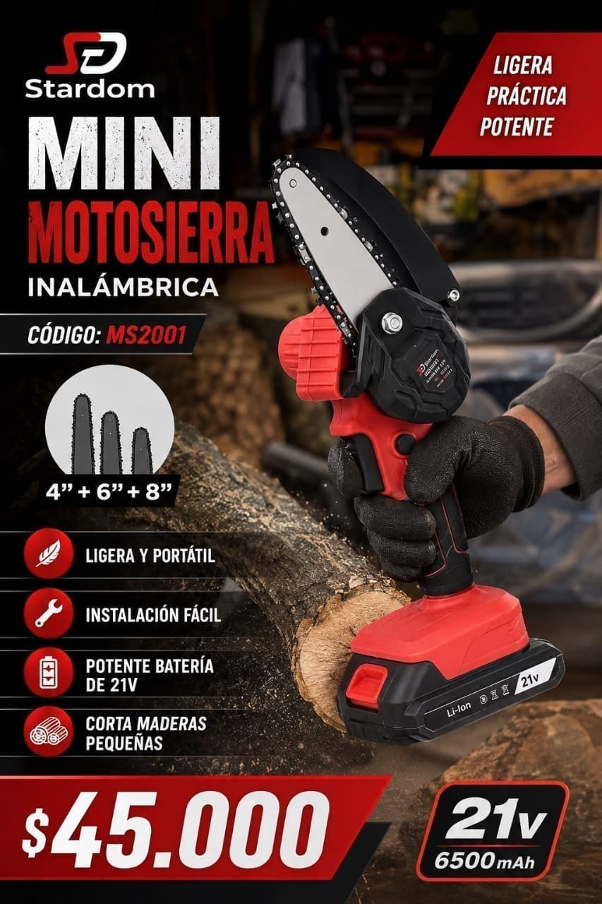 Motosierra mini stardom MS2001