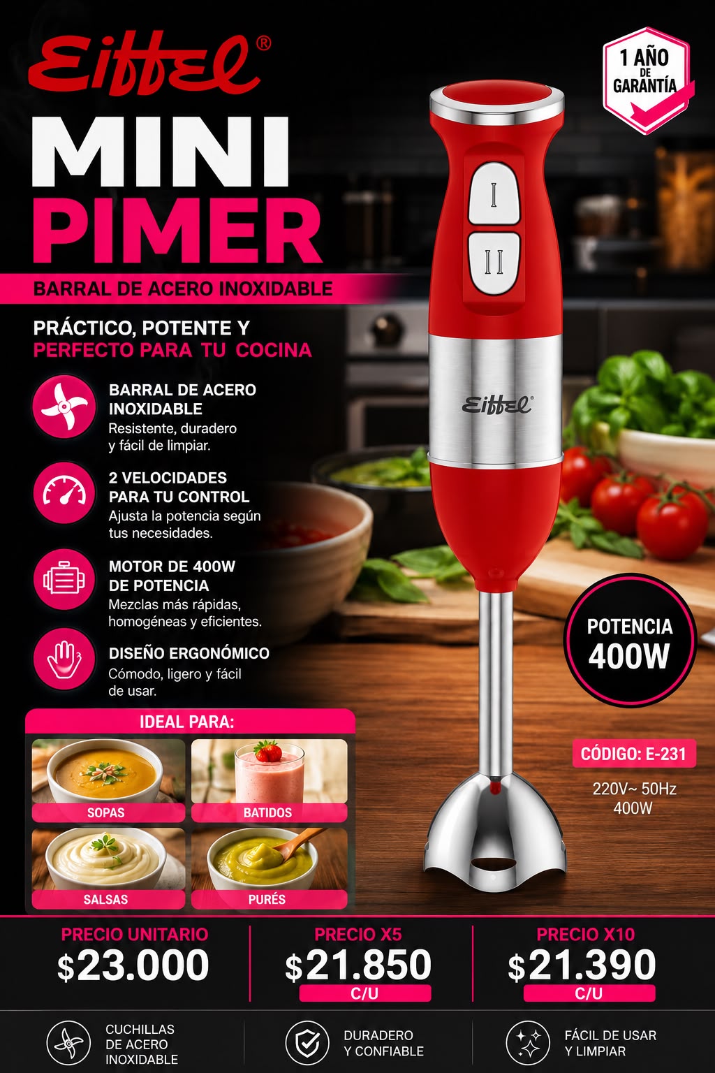 Minipimer Eiffel E-231