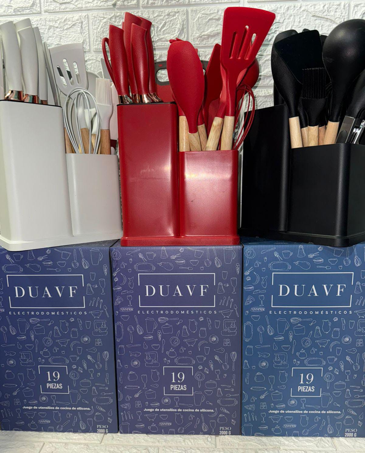 Set utensilios Duavf 19 piezas