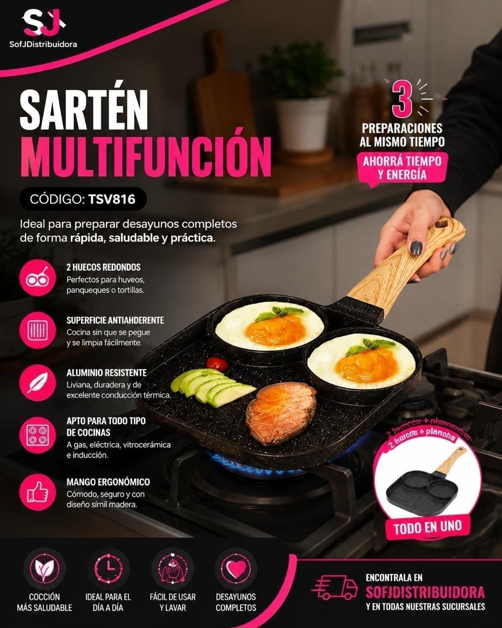 Sarten MTL TSV816N2 circulos