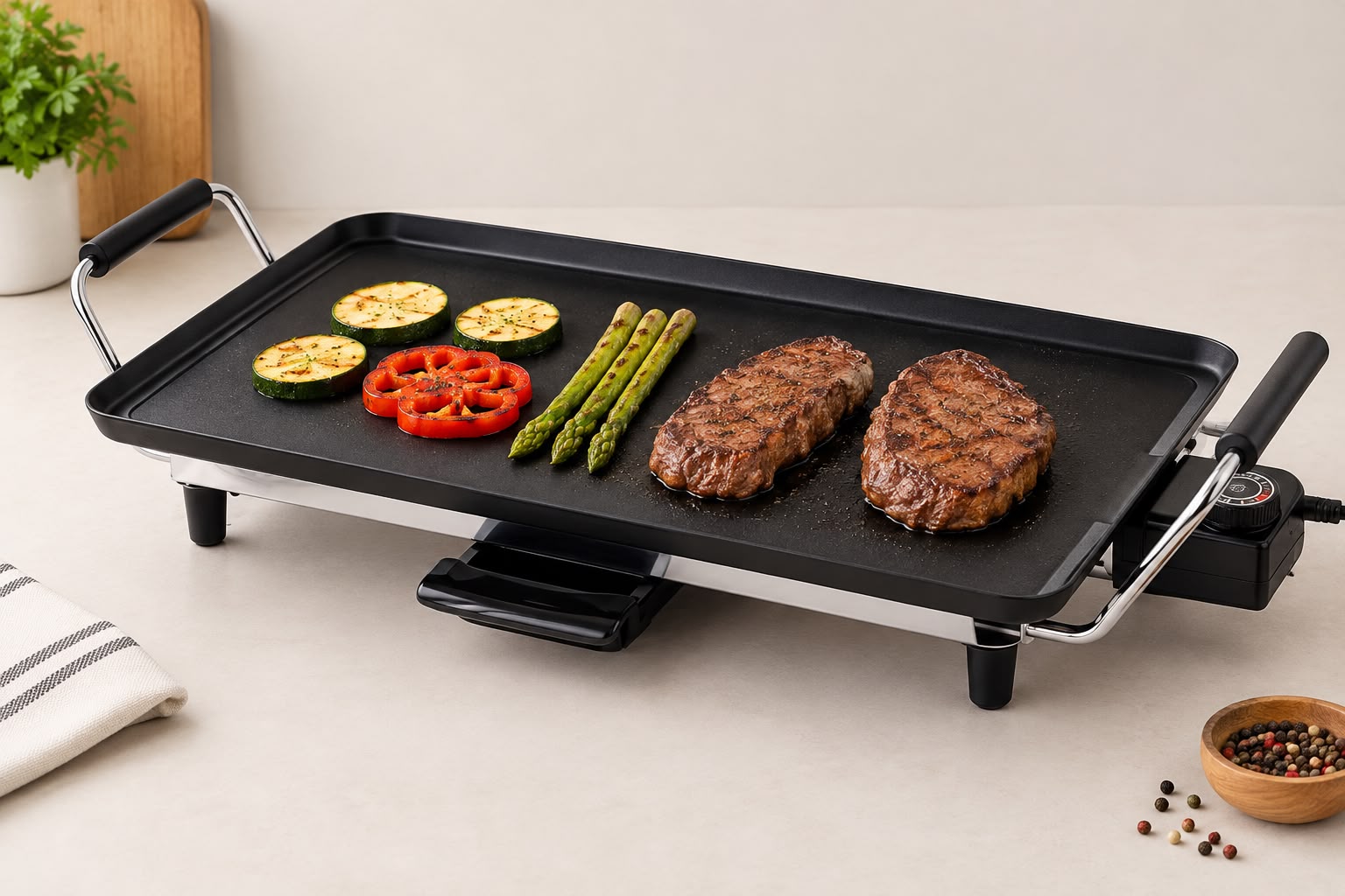 Parrilla grill Suono HOG0807NEG