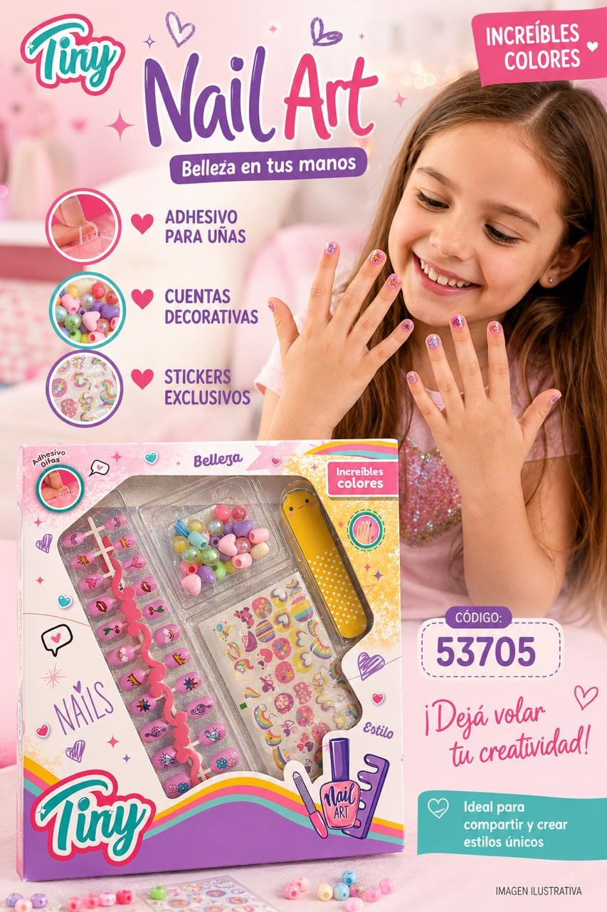 Juguete set de uñas tiny 53705