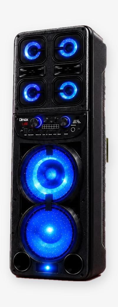 Parlante torre Dinax 2x6,5+4x1