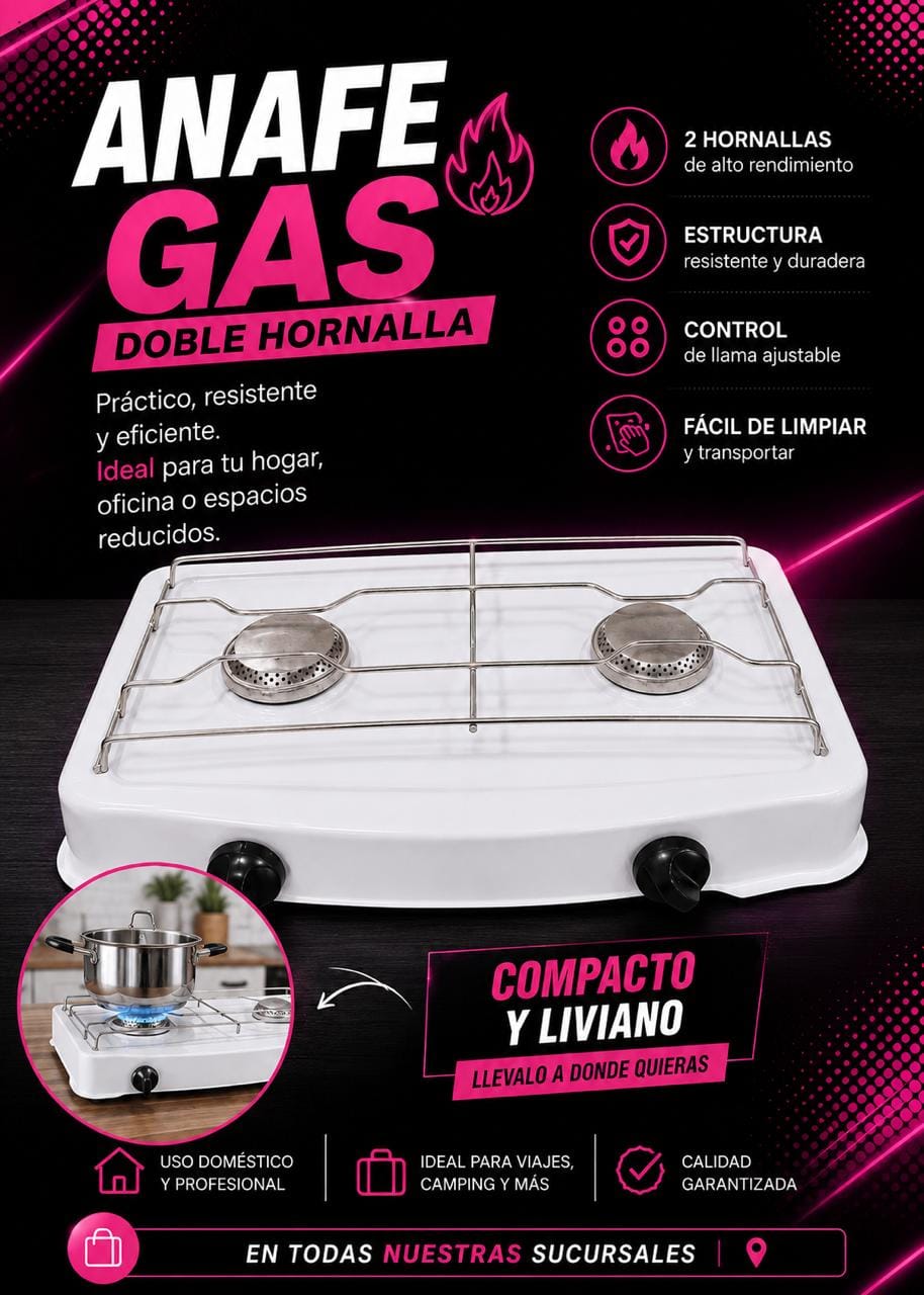 Anafe a gas