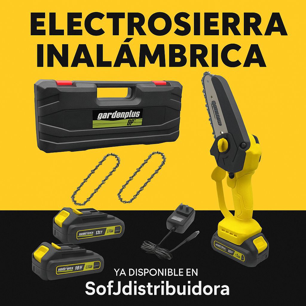 Electrosierra inalámbrica Garden GP40-7BK