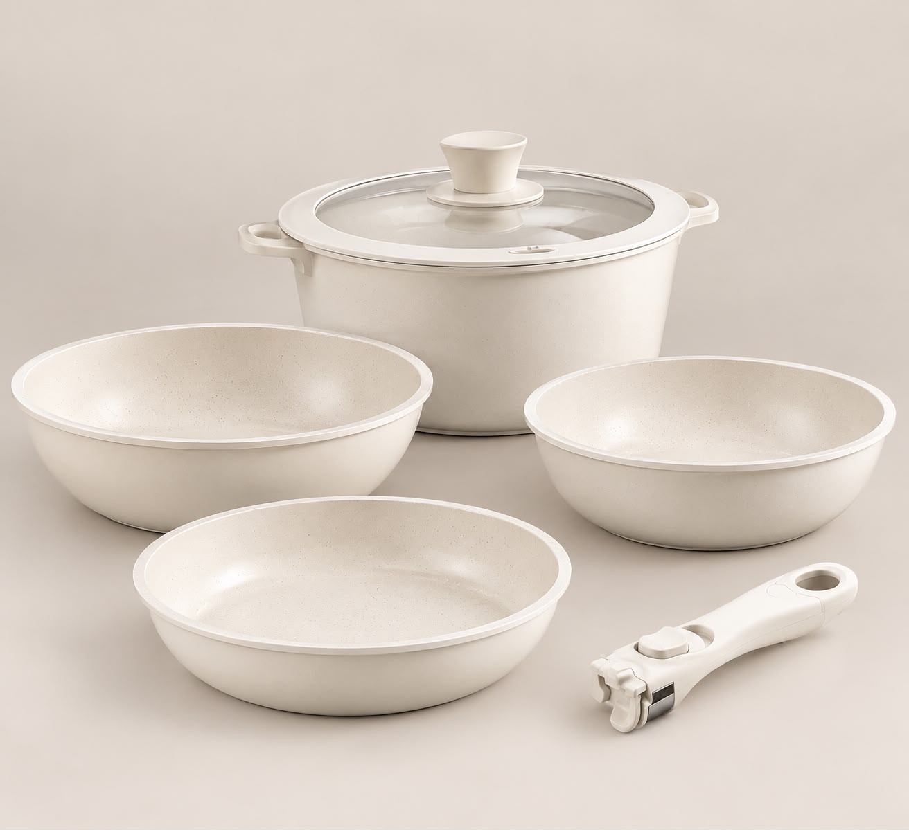 Batería de cocina 5 piezas cooksun