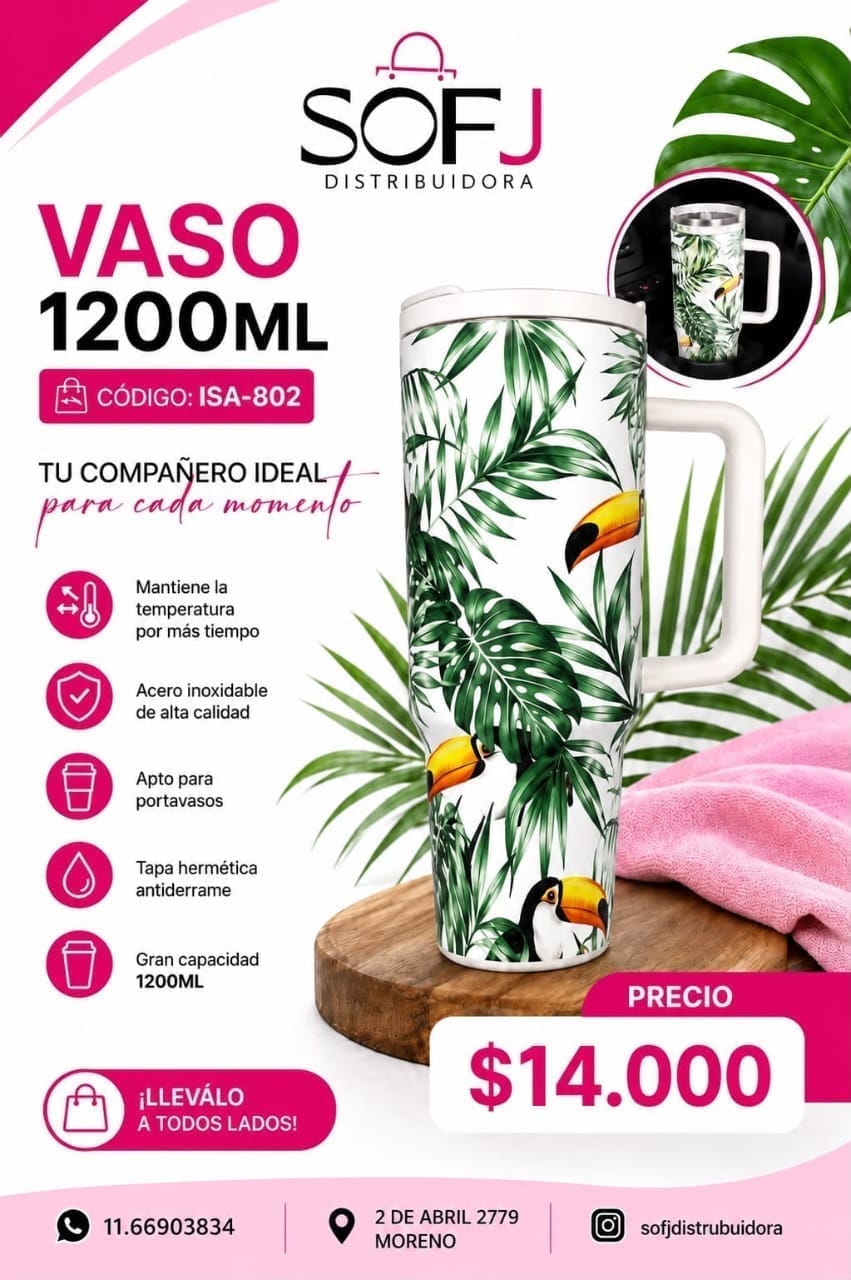 Vaso quencher c/ diseño ISA-802