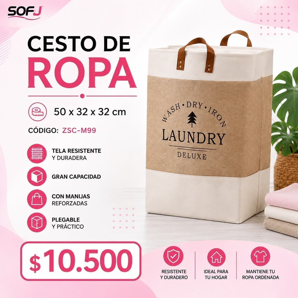 Cesto ropa sucia laundry
