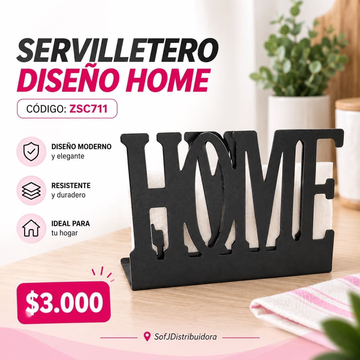 Servilletero home