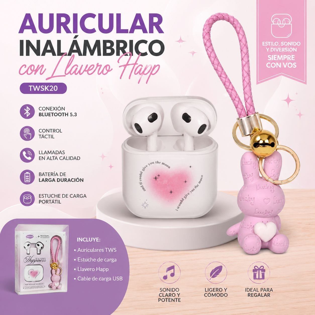 Auricular Happiness TWSK20240