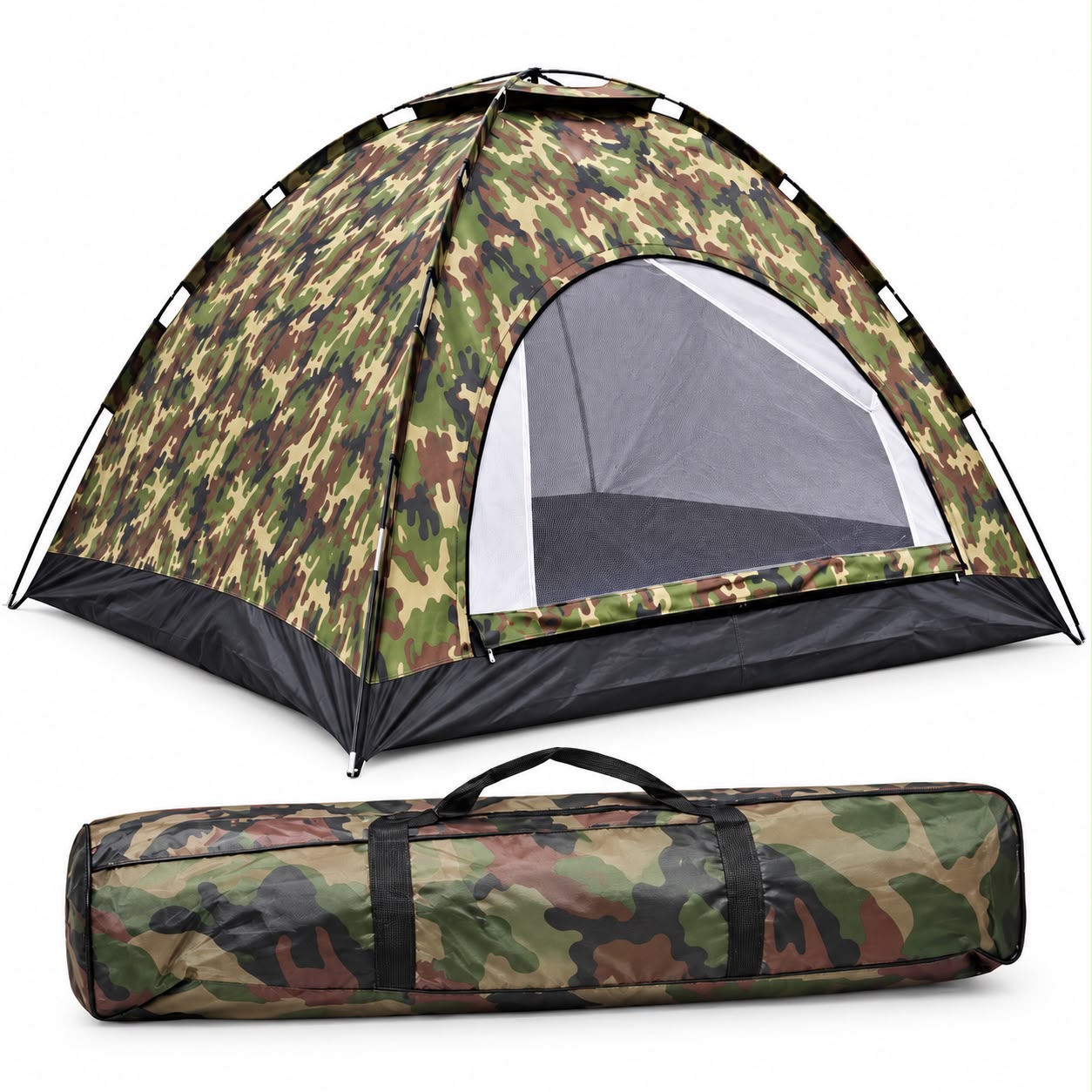 Carpa camuflada 4 personas 208CMX208CMX145CM MELECH-201
