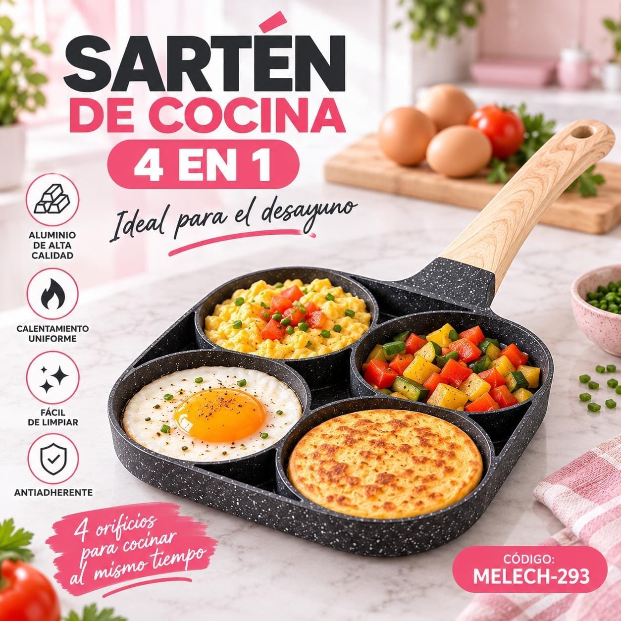 Sarten 4 en 1 Melech MELECH-293