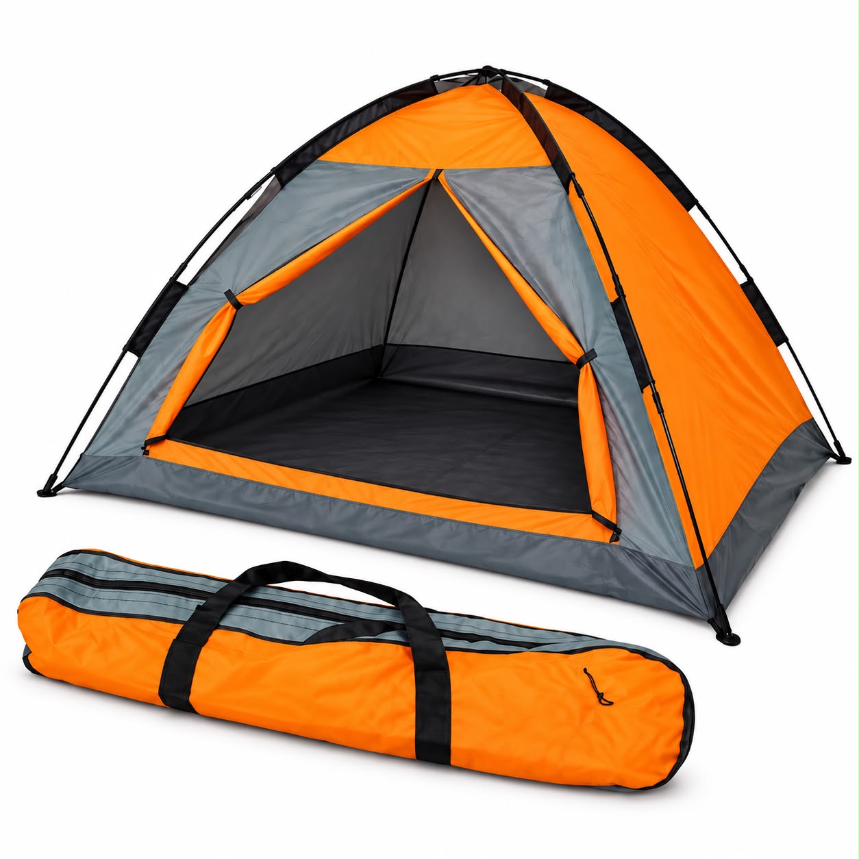 Carpa camping iglu naranja MELECH-859