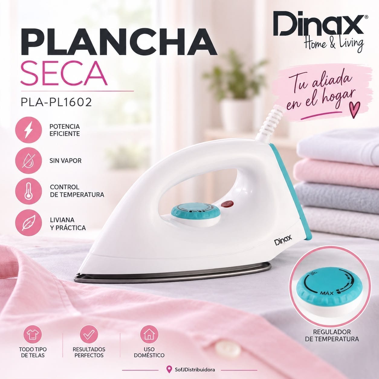 Plancha Dinax seca
