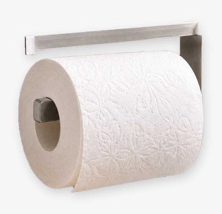 Porta rollo papel higiénico acero c/ adhesivo MELECH-220