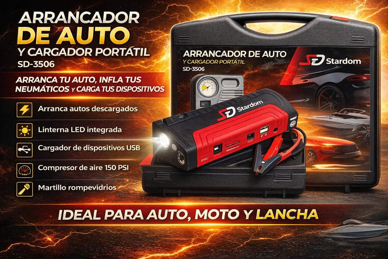 Arrancador de auto Stardoom 3506