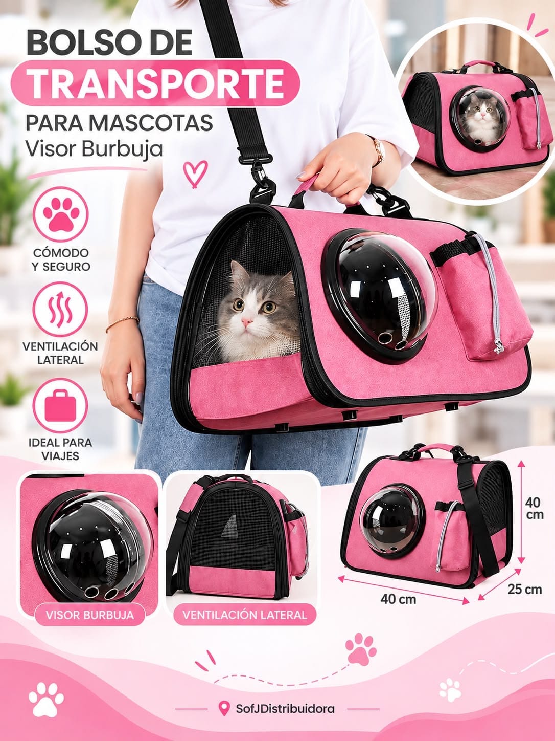 Bolso para mascota WM035