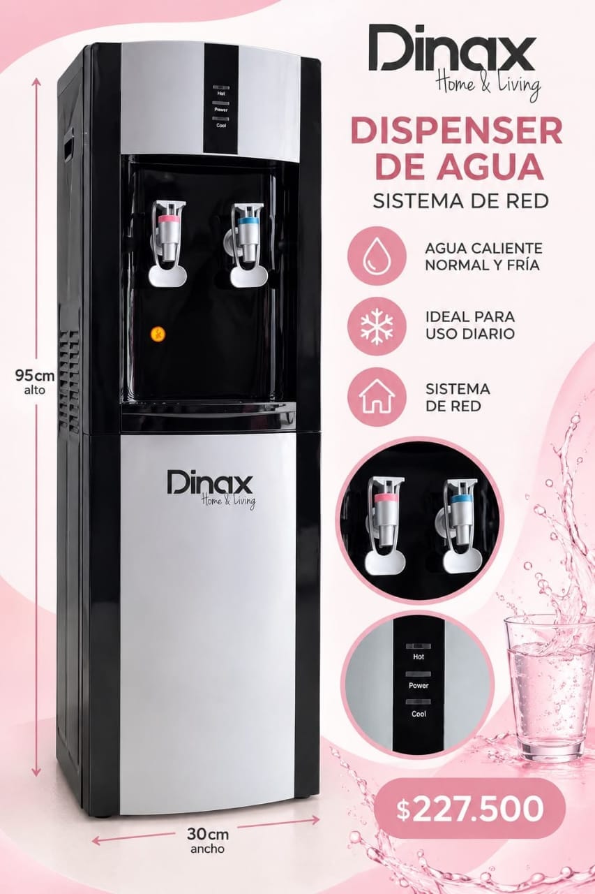 Dispenser de agua Dinax de red