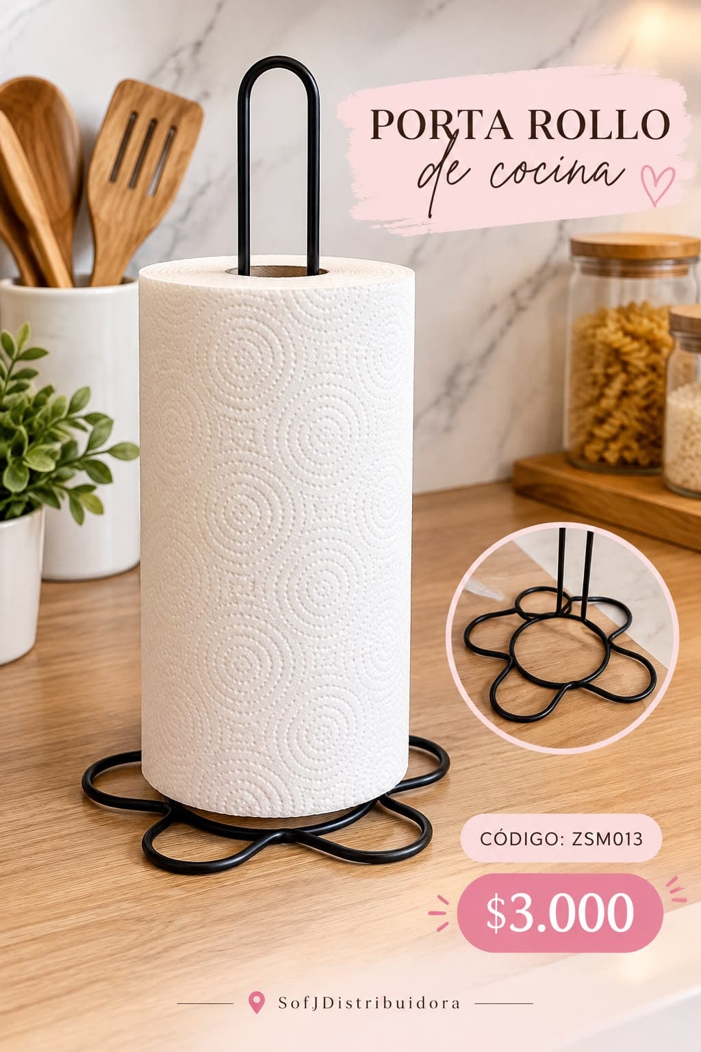 Porta rollo de cocina ZSM013
